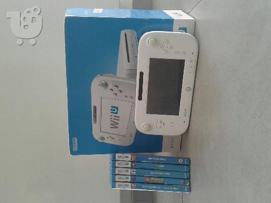 Wii U Basic Pack 8GB (white) + 6 games